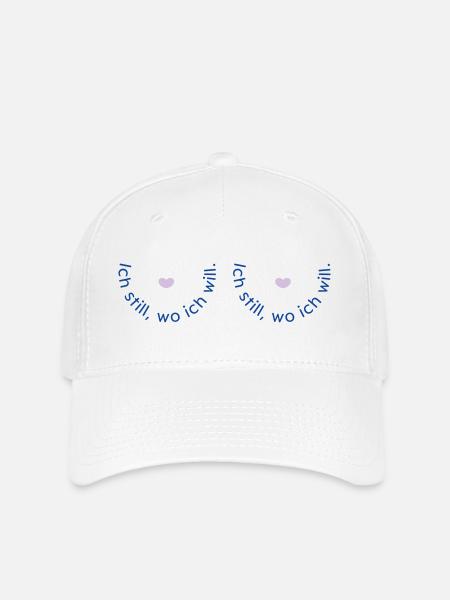 Ich still, wo ich will - Flexfit Cap - Weiß