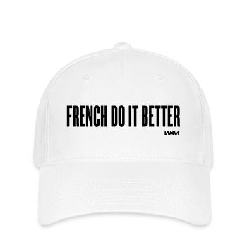 french do it better - Flexfit Cap - Weiß - Vorne
