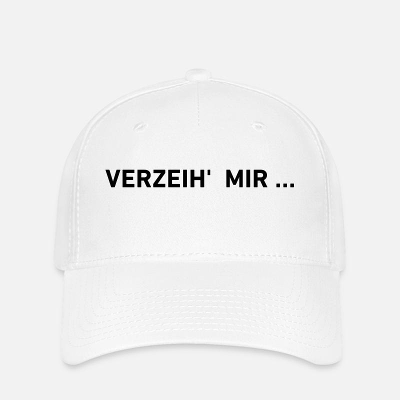 Verzeih' mir - Flexfit Cap - Weiß
