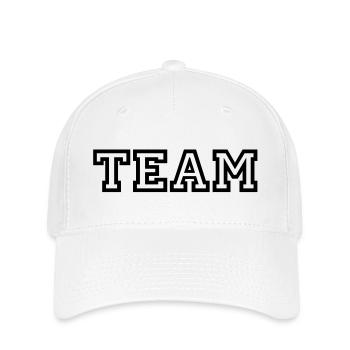 Team - Casquette Flexfit - blanc - Devant