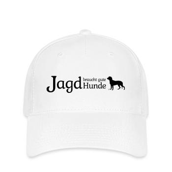 Gute Jagdhunde - Schweißhunde - Flexfit Cap - Weiß - Vorne