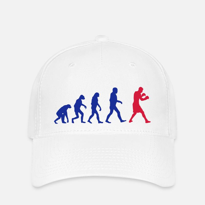 Boxing Evolution logo - Flexfit Cap - Weiß