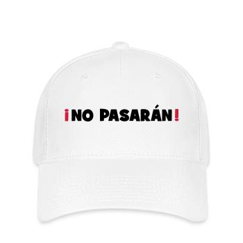 No Pasaran - Ils ne passeront pas ! - Casquette Flexfit - blanc - Devant