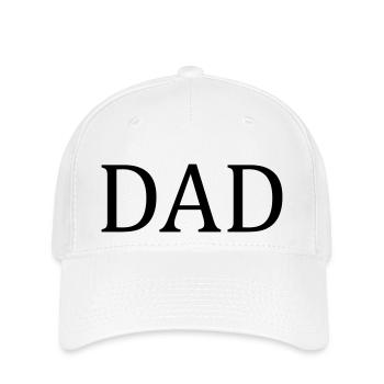 Papa - Casquette Flexfit - blanc - Devant