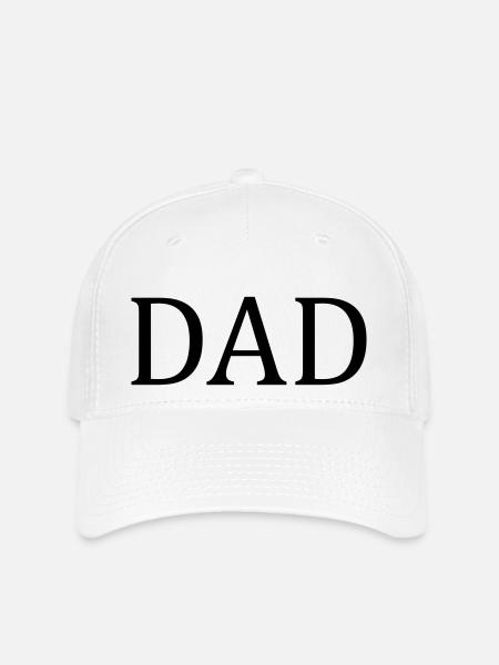 Dad - Flexfit Cap - Weiß