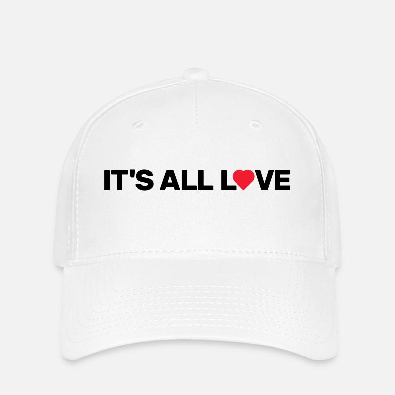 Ce n’est que de l’amour - Casquette Flexfit - blanc