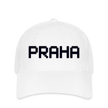 PRAHA Prague Prag - Flexfit Cap - Weiß - Vorne