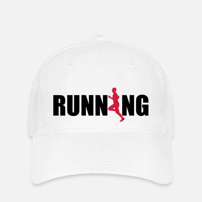 running - Flexfit Cap - Weiß
