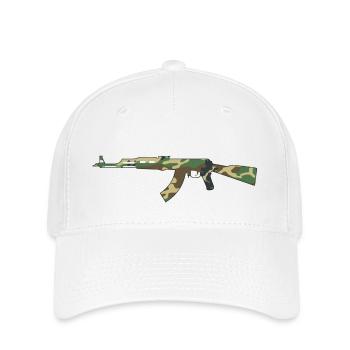 AK47 Camouflage - Flexfit Cap - white - Front