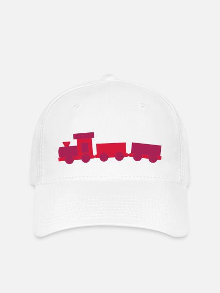 Eisenbahn - Flexfit Cap - Weiß