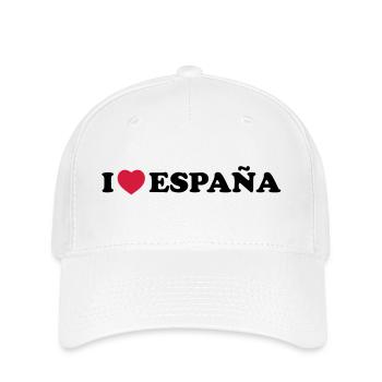I love Espana - Casquette Flexfit - blanc - Devant