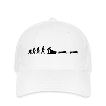 dog sledge evolution - Flexfit Cap - white - Front
