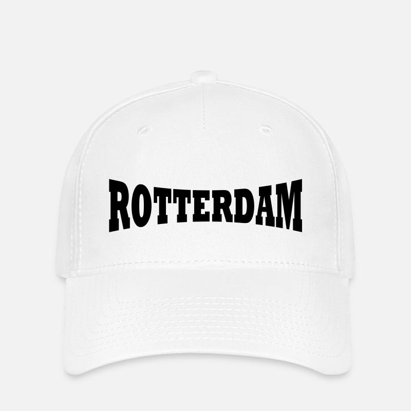 Rotterdam logo - Flexfit Cap - white
