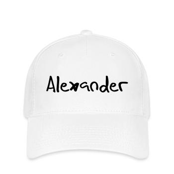 alexander - Flexfit Cap - Weiß - Vorne