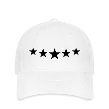 stars - Casquette Flexfit - blanc - Devant