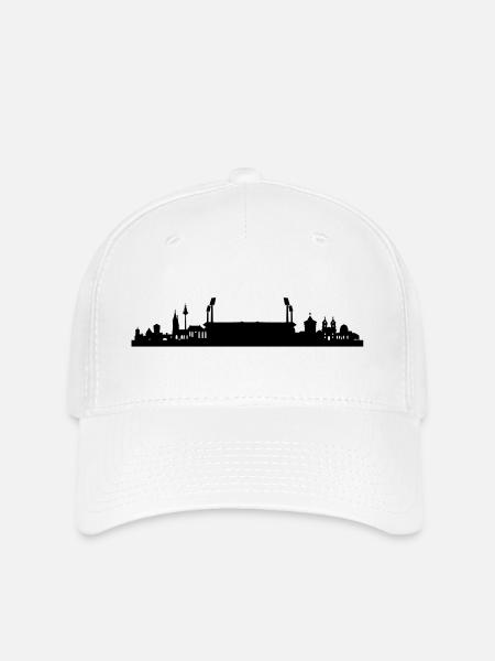 Nürnberg Skyline Stadion - Flexfit Cap - Weiß