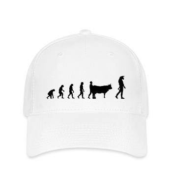 Evolution Mythologie - Flexfit Cap - Weiß - Vorne