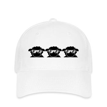 Cool Sheeps - Casquette Flexfit - blanc - Devant