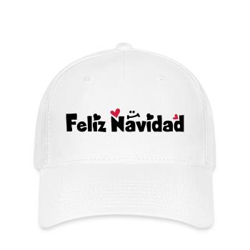 Feliz Navidad Merry Christmas - Flexfit Cap - white - Front