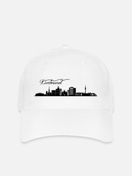 Dortmunder Skyline - Flexfit Cap - Weiß