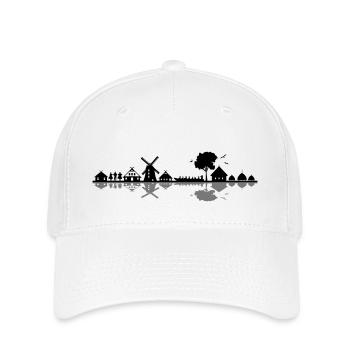 Landschaft - Spreewald - Flexfit Cap - Weiß - Vorne