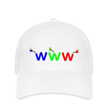 Color WWW - Flexfit Cap - Weiß - Vorne