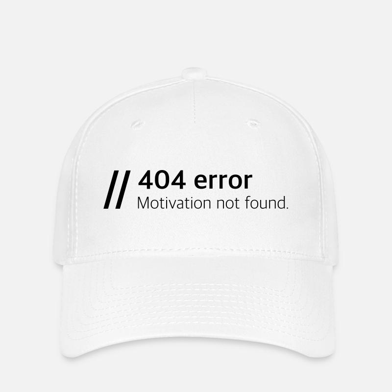 Motivation introuvable - Casquette Flexfit - blanc