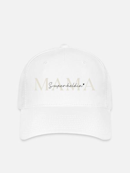 Mama Superheldin - Flexfit Cap - Weiß