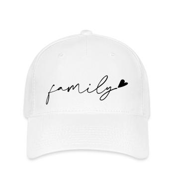 family - Flexfit Cap - Weiß - Vorne