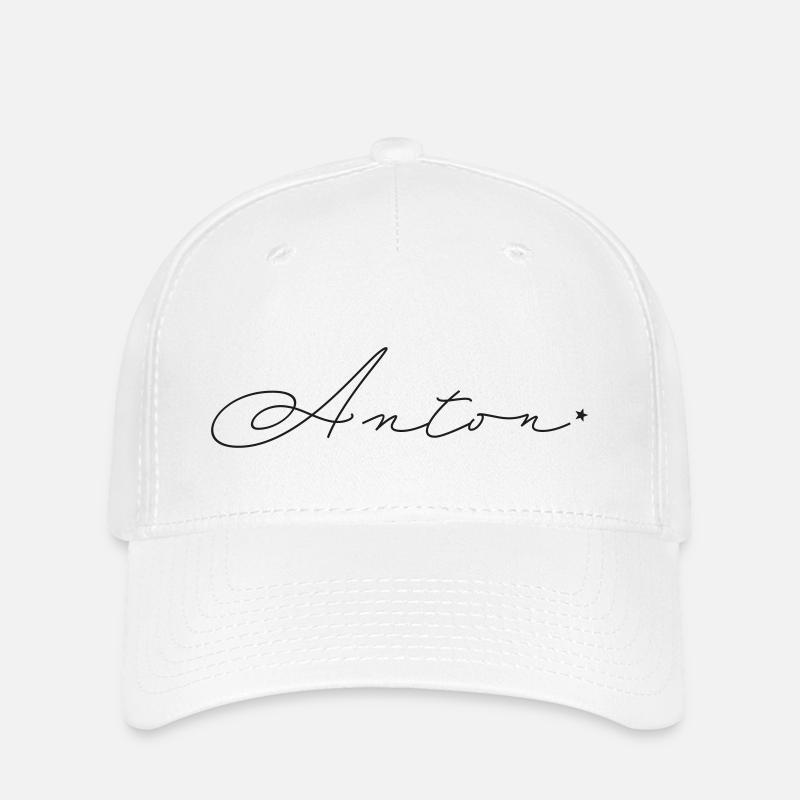 Name Anton - Flexfit Cap - Weiß