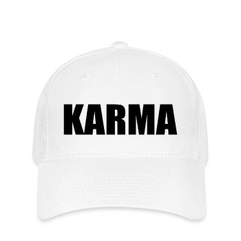 Karma - Casquette Flexfit - blanc - Devant