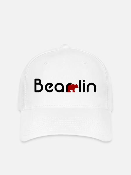 Berlin - Flexfit Cap - Weiß