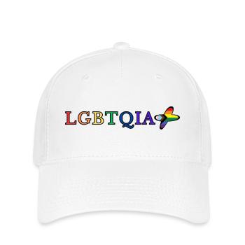 LGBTQIA+ - Casquette Flexfit - blanc - Devant
