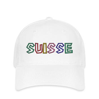 SWITZERLAND. HUMOR. COUNTRY. FLAG. GENEVA. LAUSANNE - Flexfit Cap - white - Front