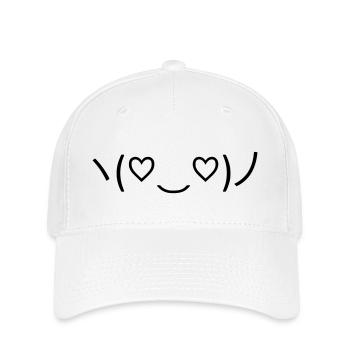Exprimez l’amour ! 💖 - Casquette Flexfit - blanc - Devant