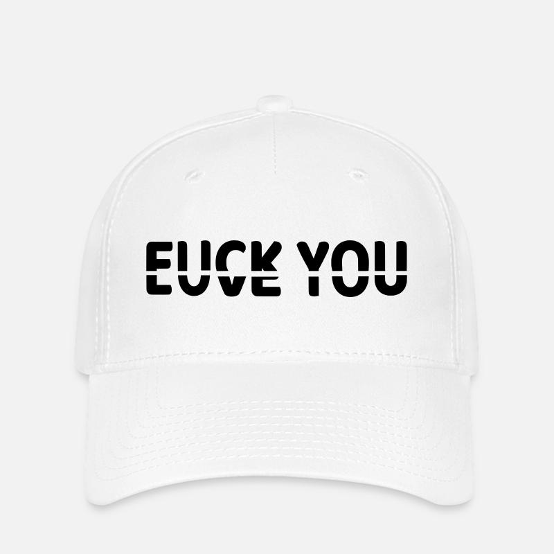 Ob ich dich liebe oder nicht # - Flexfit Cap - Weiß
