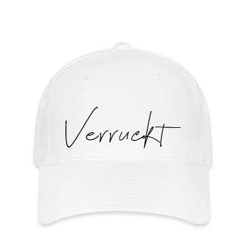 verruckt - Flexfit Cap - Weiß - Vorne