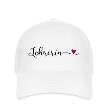 Lehrerin - Flexfit Cap - Weiß - Vorne