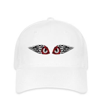 tribal eyes - Flexfit Cap - Weiß - Vorne