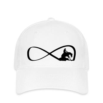 Infini Reining Western - Casquette Flexfit - blanc - Devant