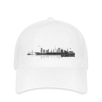 Hamburg 03 - Flexfit Cap - Weiß - Vorne