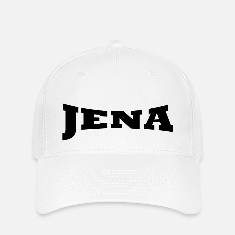 Jena Schriftzug - Flexfit Cap - Weiß