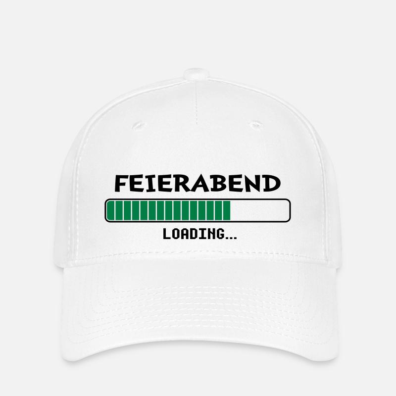 Feierabend loading... - Flexfit Cap - Weiß