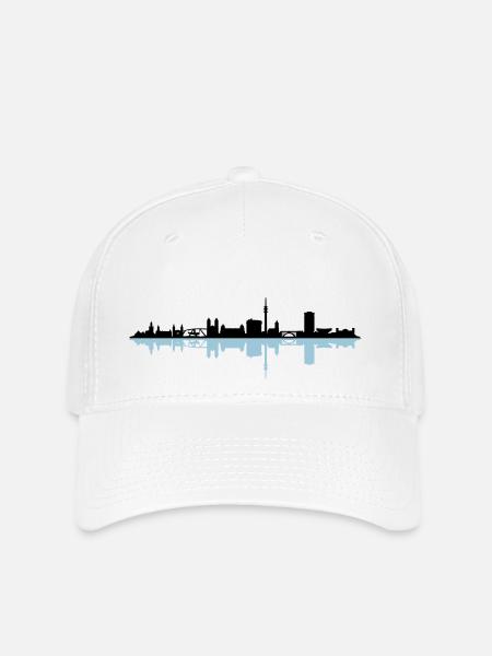Skyline - Wuppertal - Flexfit Cap - Weiß