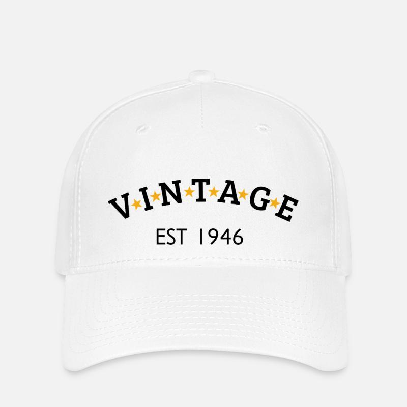 Vintage is 1946 - Flexfit Cap - white