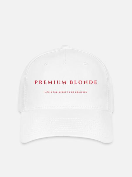 Premium Blonde V.19 - Flexfit Cap - Weiß