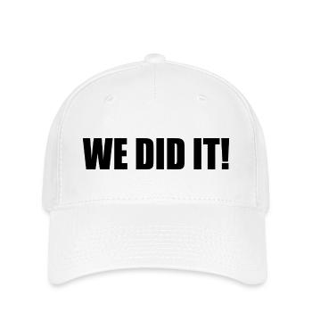 We did it - Flexfit Cap - white - Front