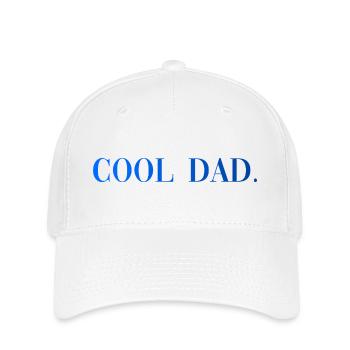 Cool Dad Gift Paternity Saying - Flexfit Cap - white - Front