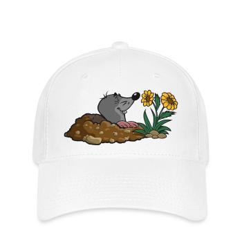 Mole earth Mole hail flower smell fragrance sp - Flexfit Cap - white - Front