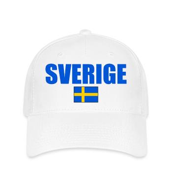 Sverige - Casquette Flexfit - blanc - Devant